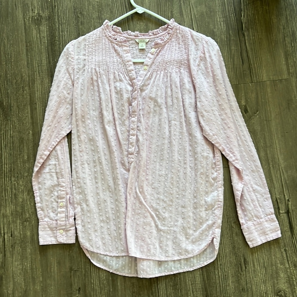 Jcrew pink blouse